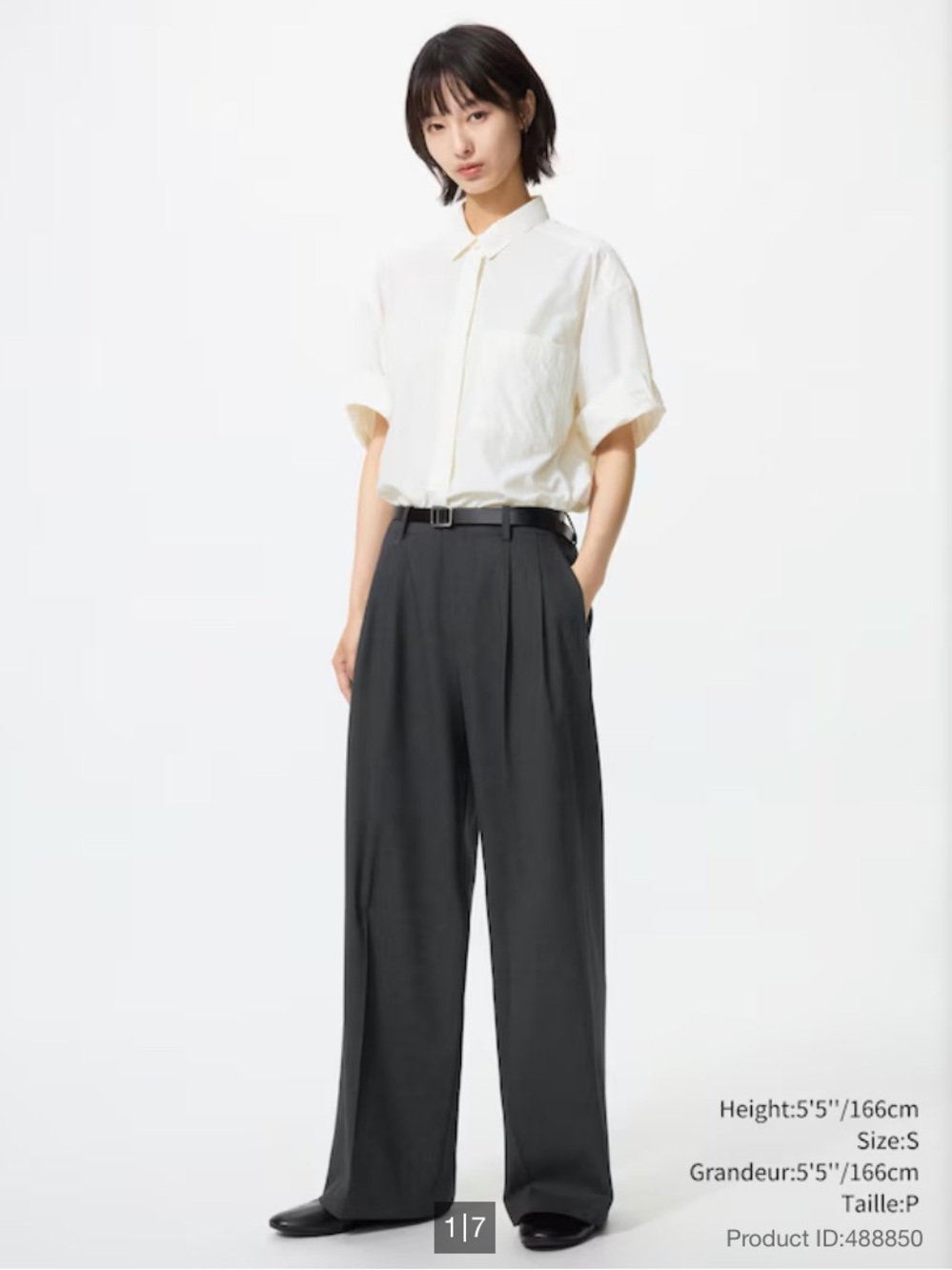 Uniqlo Women's Smart Wide Straight Pants